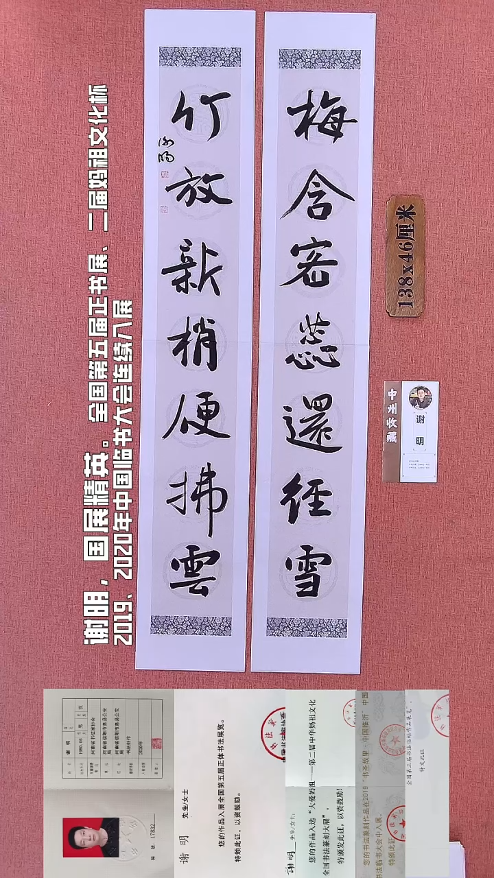 书法233        谢老师书法作品