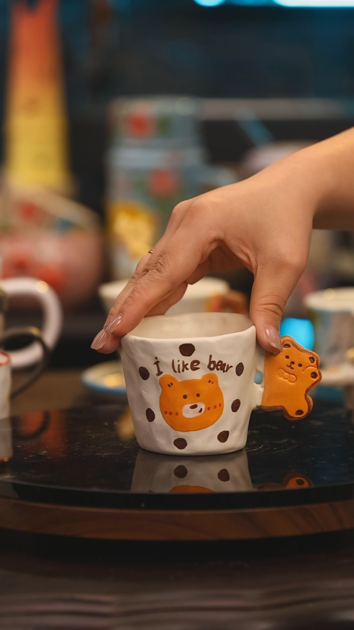 【闪购商品】杯子景德镇设计师釉下彩绘陶瓷