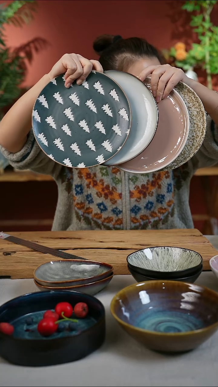 外贸尾货瑕疵满20包邮X4 小盘8英寸