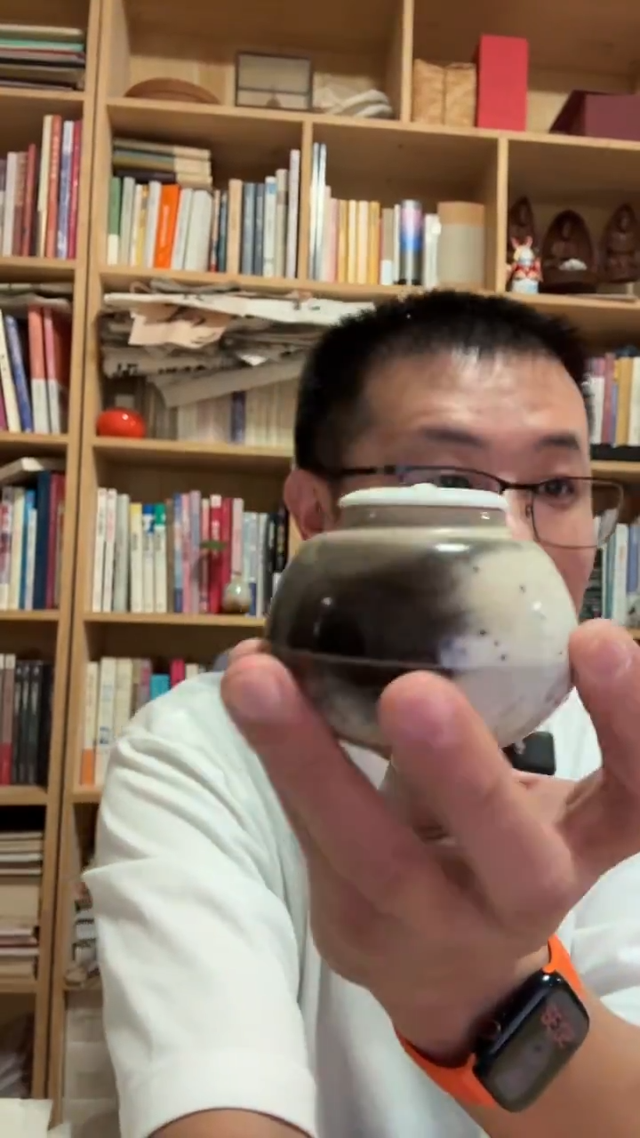 书法04号柴烧茶叶罐孤品