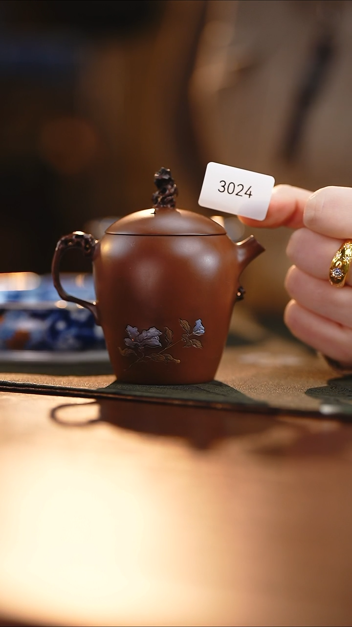 雲梦茶器紫陶茶壶3024