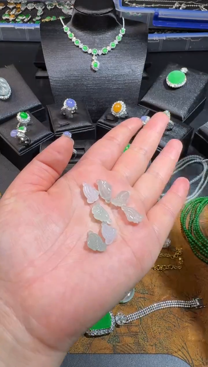 【闪购商品】翡翠颈饰未镶嵌S0223-S459-1多样性一件