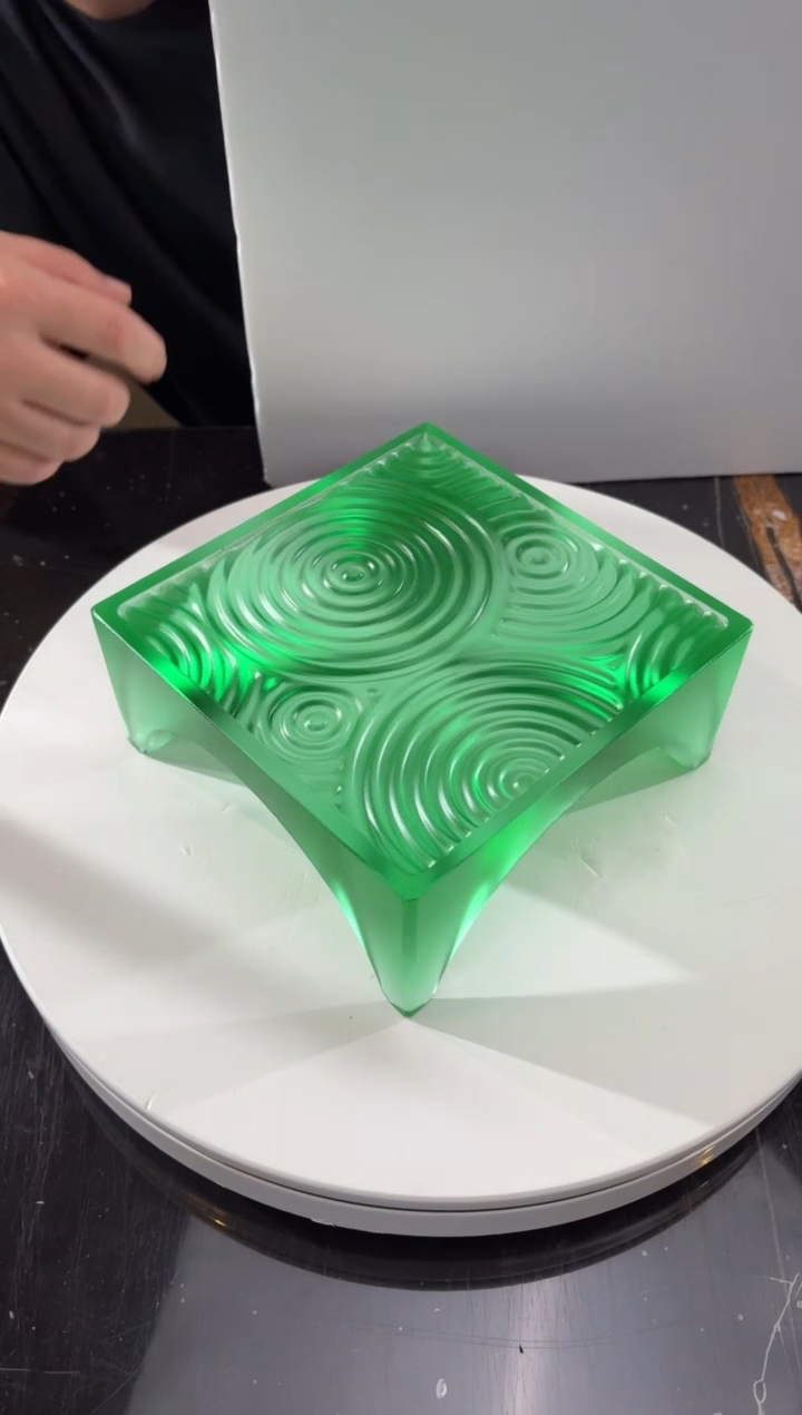 摆件0601104-1祖母绿壶承艺术摆件