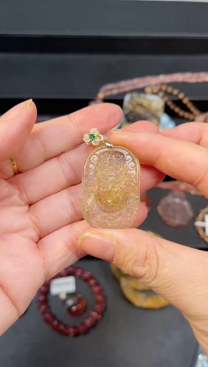 未镶嵌颈饰水晶【百晶灵儿】定制款