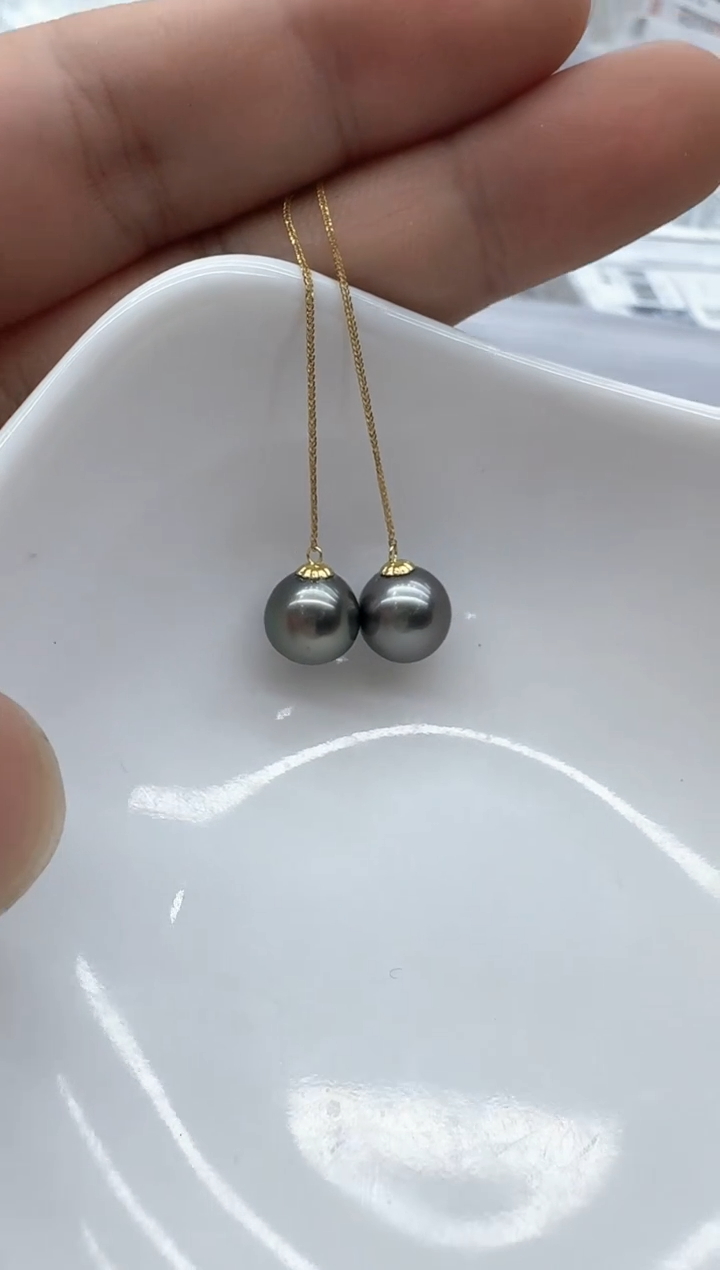 【闪购商品】海水珍珠耳饰18K金镶嵌清货