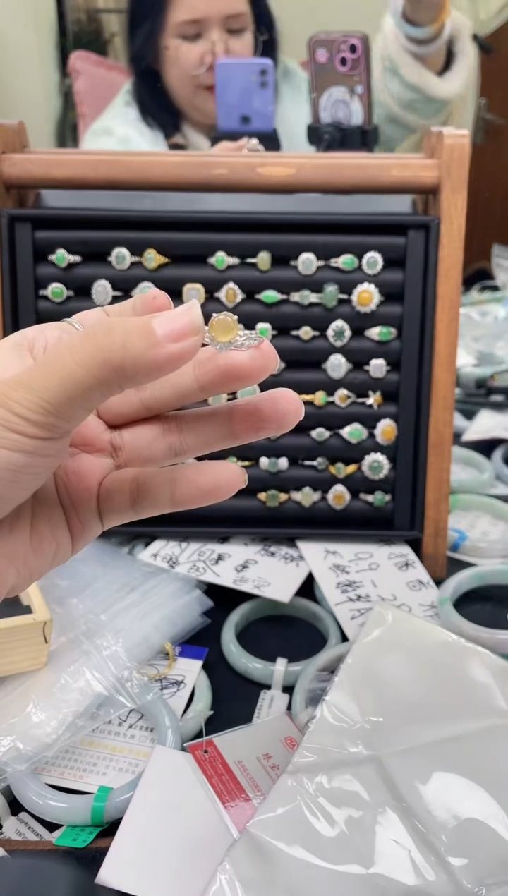 【闪购商品】翡翠戒指未镶嵌戒指