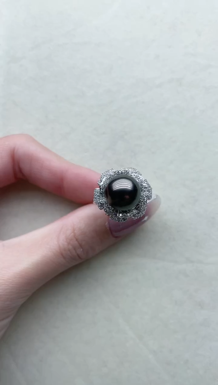 【闪购商品】海水珍珠戒指银S925镶嵌Y17