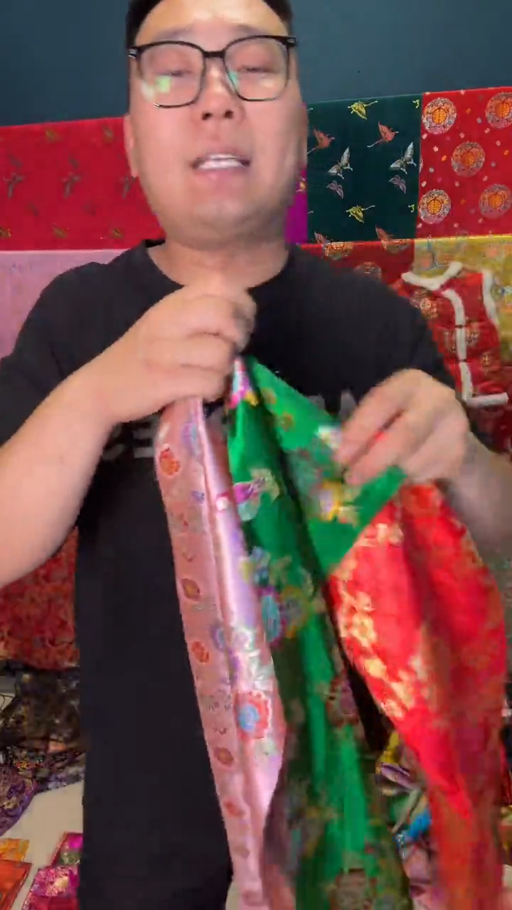 混纺3块碎布条1号布头