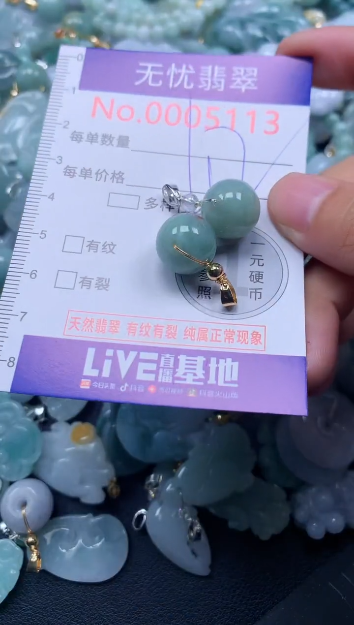 颈饰未镶嵌翡翠5113