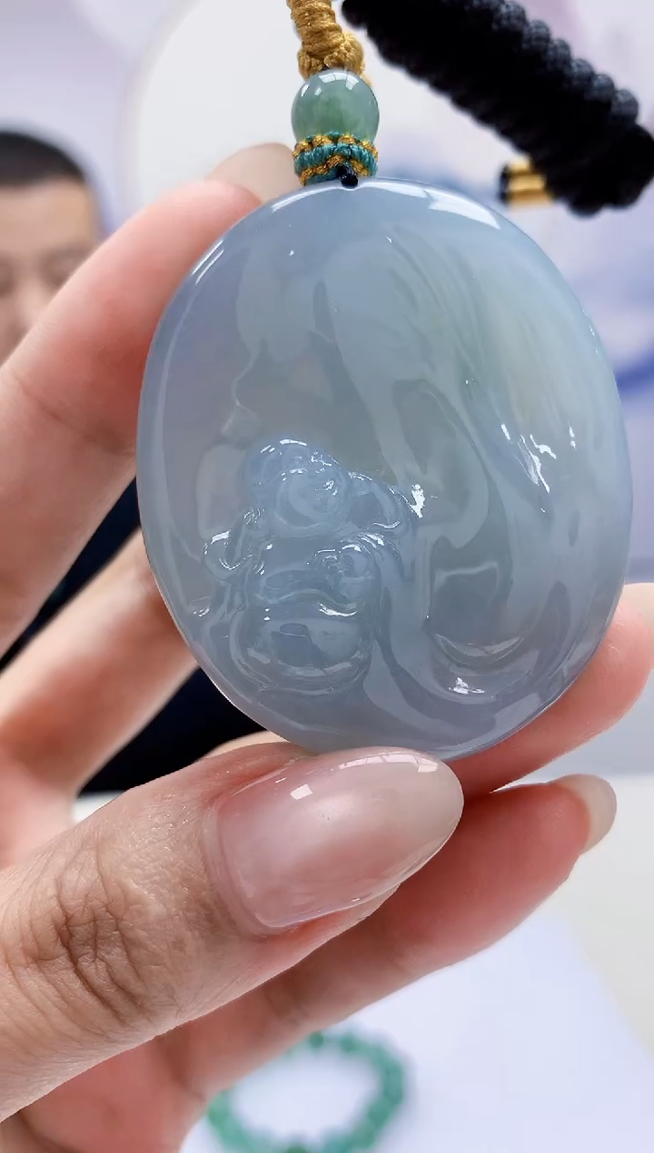 未镶嵌定制翡翠?*子4898MM-毛货挂件302