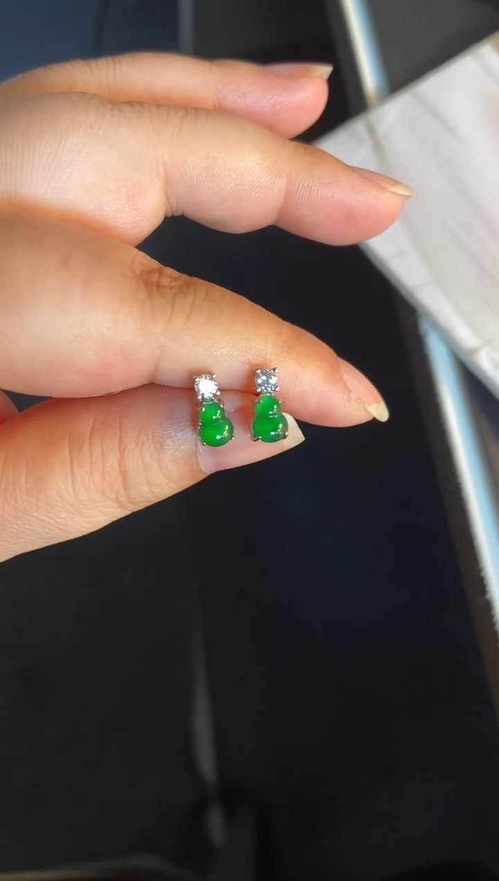 吊坠(不含链)银S925镶嵌翡翠1