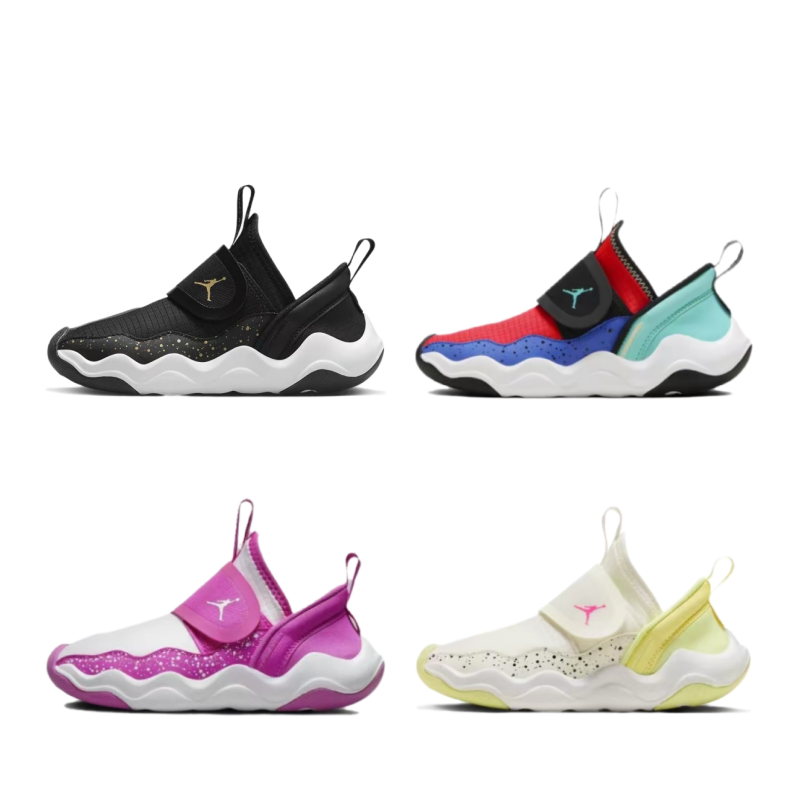 Nike耐克AJ儿童鞋小鲨鱼男女童春秋薄款网面舒适缓震运动鞋DQ9293