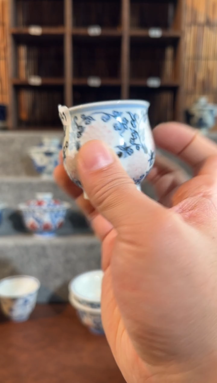 【闪购商品】741天禄言瓷手绘茶器天花板