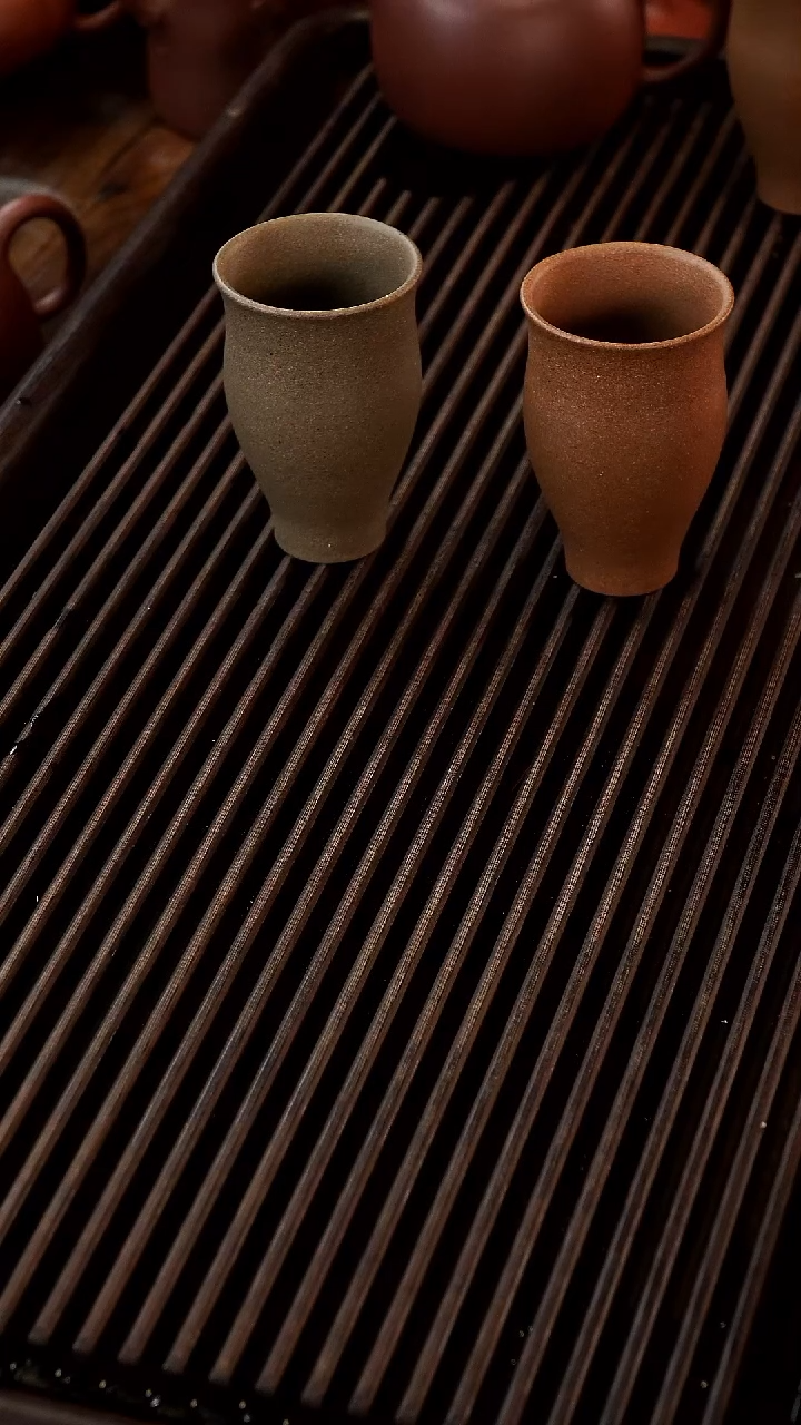 【闪购商品】紫砂茶壶辊压团泥套杯