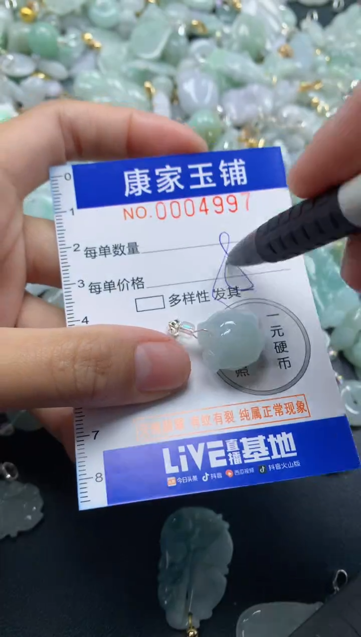 颈饰未镶嵌翡翠4997