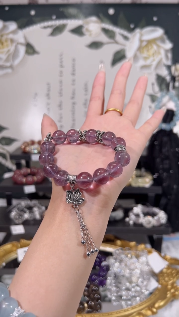 【闪购商品】水晶手链未镶嵌天然水晶默认微瑕 多样性发货发其一