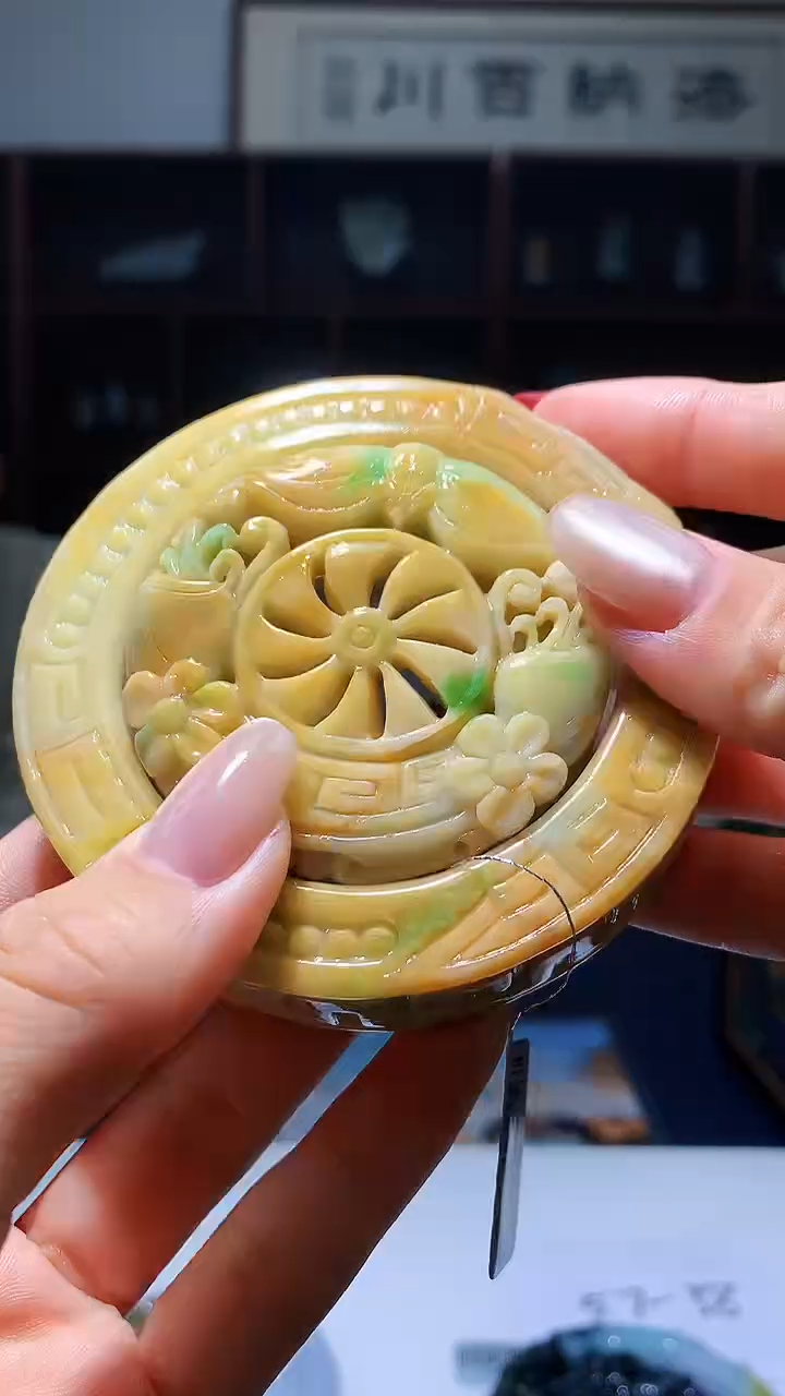 【闪购商品】定制翡翠未镶嵌1080hm-毛货套镯38