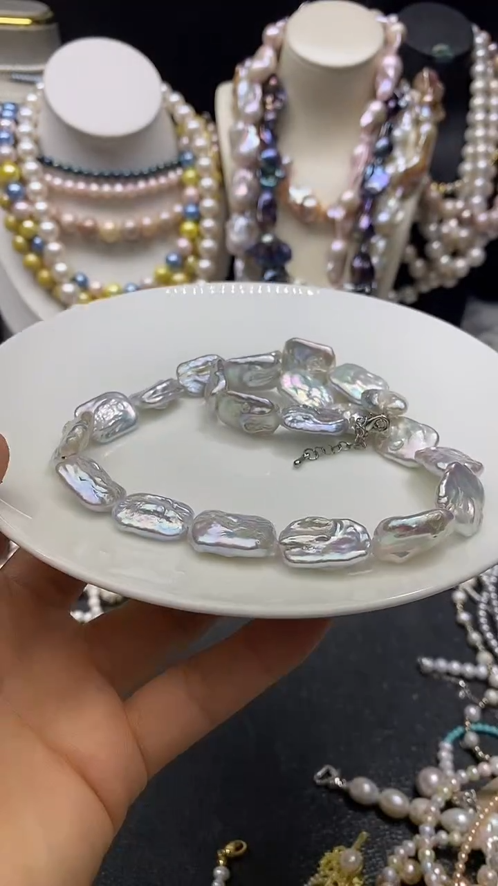 颈饰未镶嵌淡水珍珠人多人