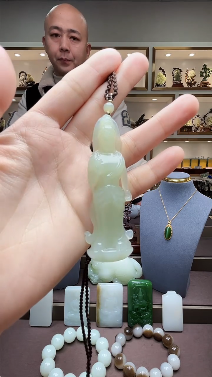 【闪购商品】和田玉挂件未镶嵌苏