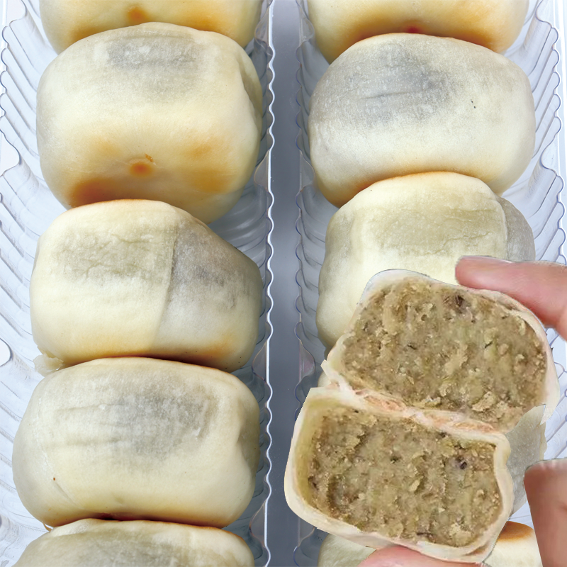  2盒冰皮绿豆饼盒装传统国货糕点礼品点心美味零食新鲜短保