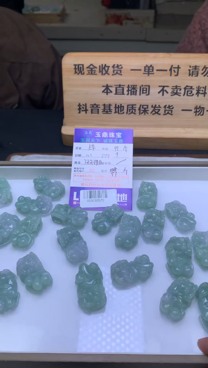 吊坠(不含链)未镶嵌翡翠多样性发其一 - F02010529