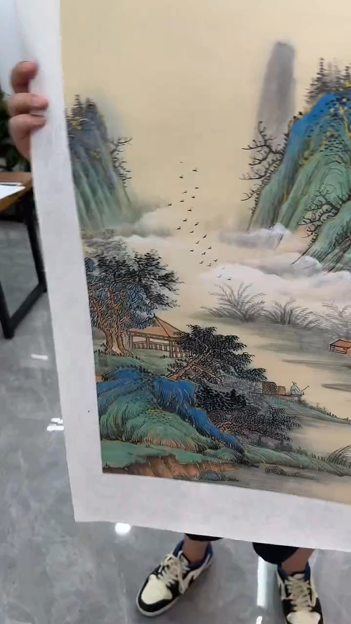 国画张晓石山水作品