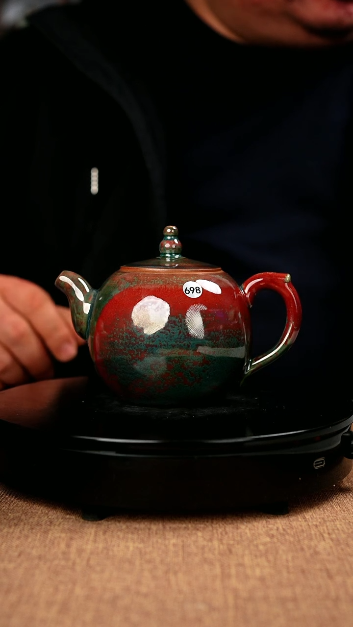 【闪购商品】698#国工一级品原矿钧瓷炉钧釉福禄壶