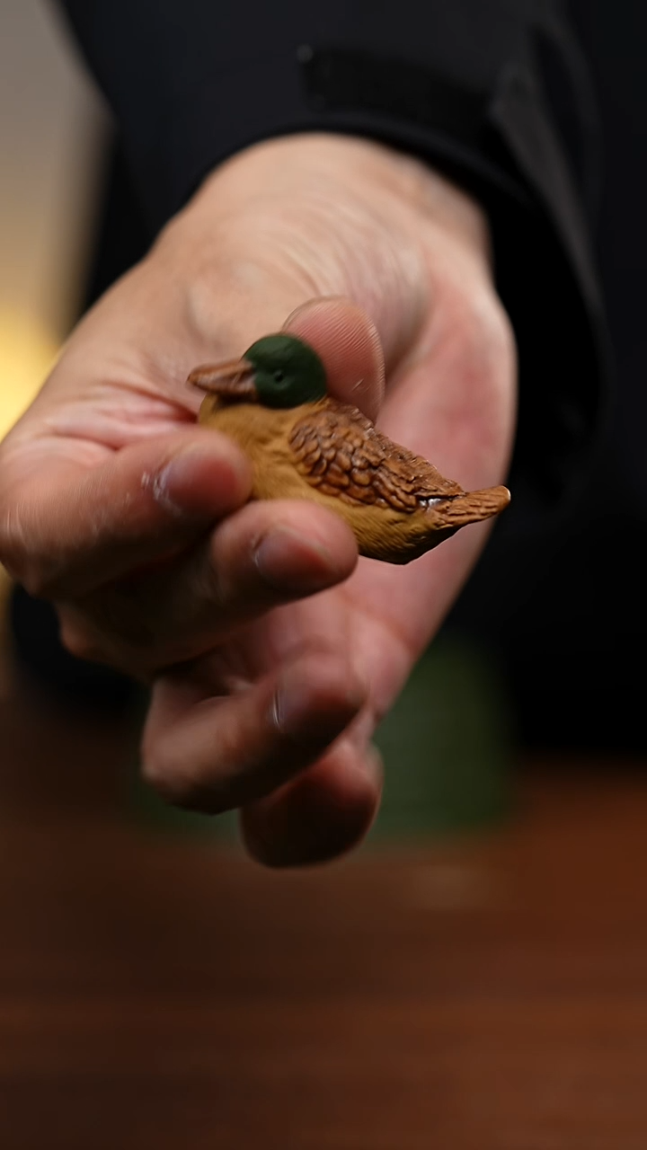 茶壶紫砂小鸭子茶宠