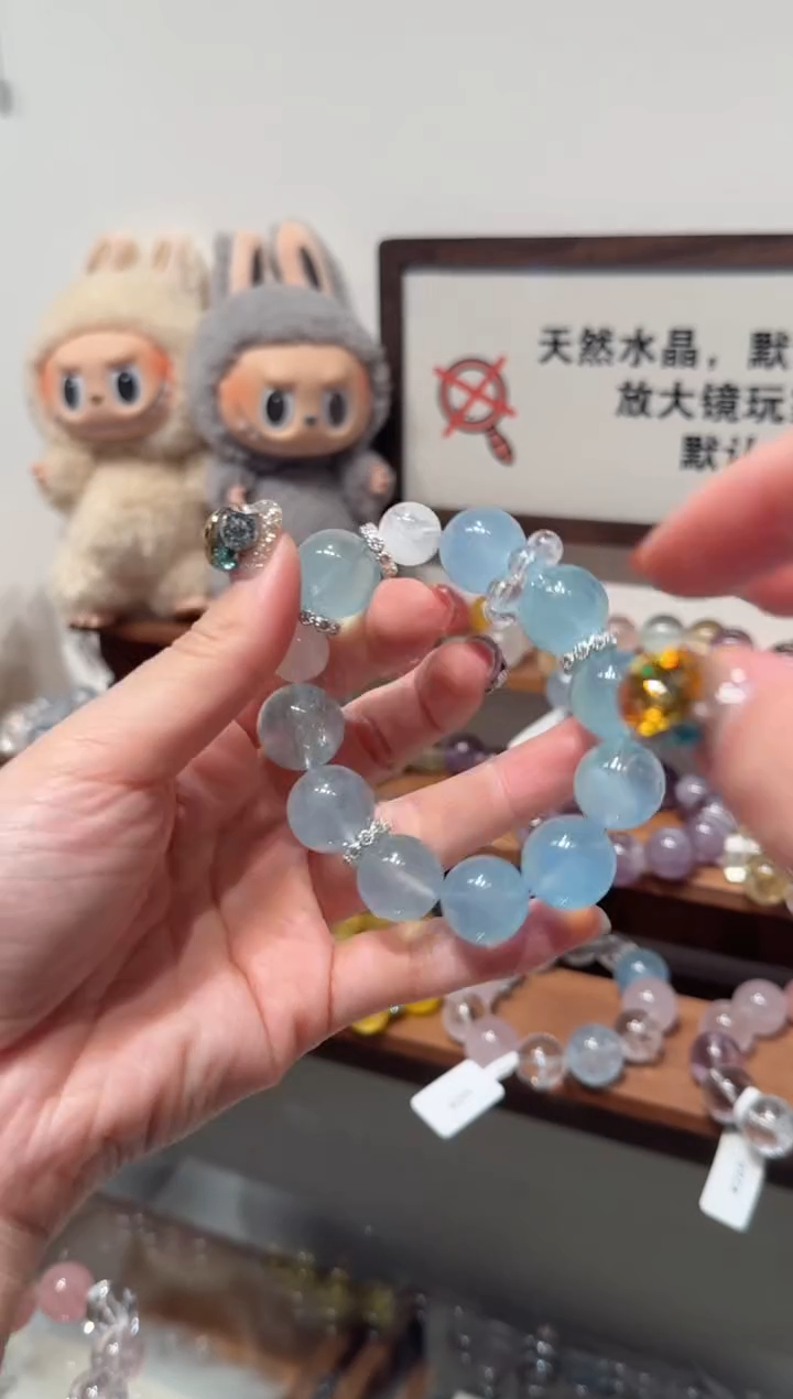水晶手串未镶嵌）拍8单发一串 拍1单发单珠 多样性发货