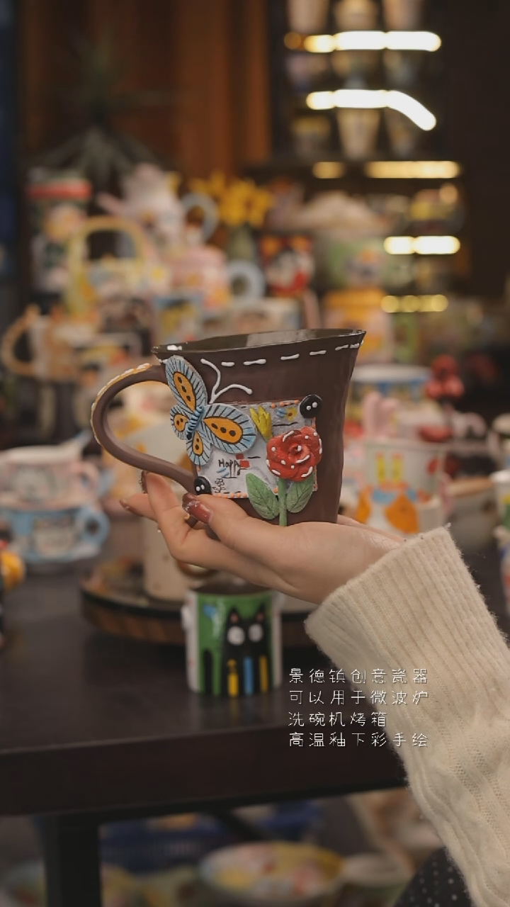 景德镇釉下彩绘设计师款式陶瓷