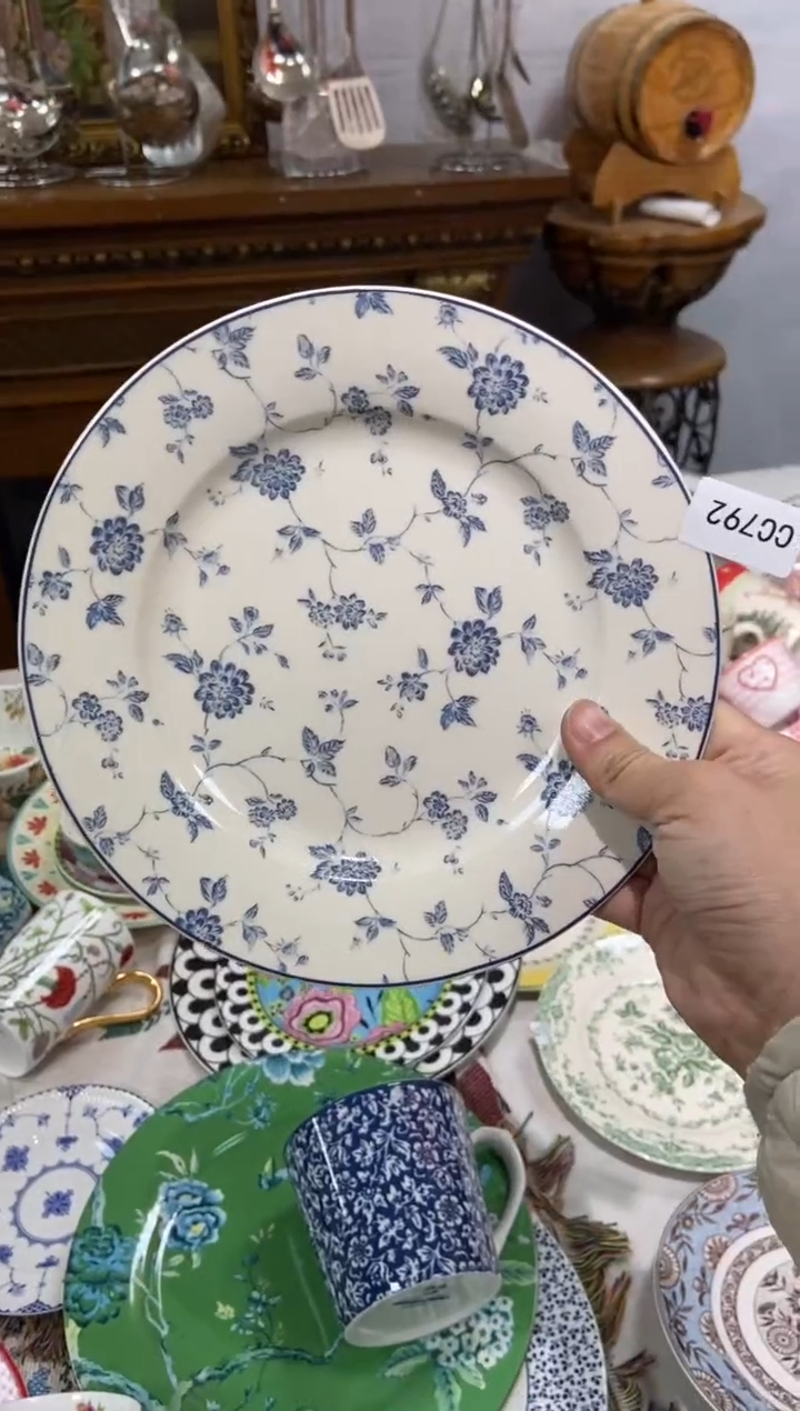 【闪购商品】瓷片陶瓷原单CC792餐具8寸