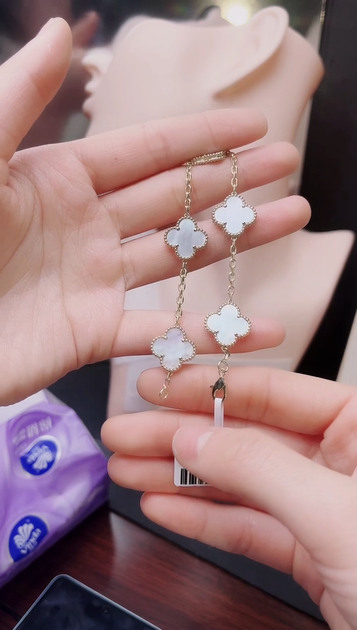 【闪购商品】贝壳（贝母）手链18K金镶嵌18K金镶嵌 K黄