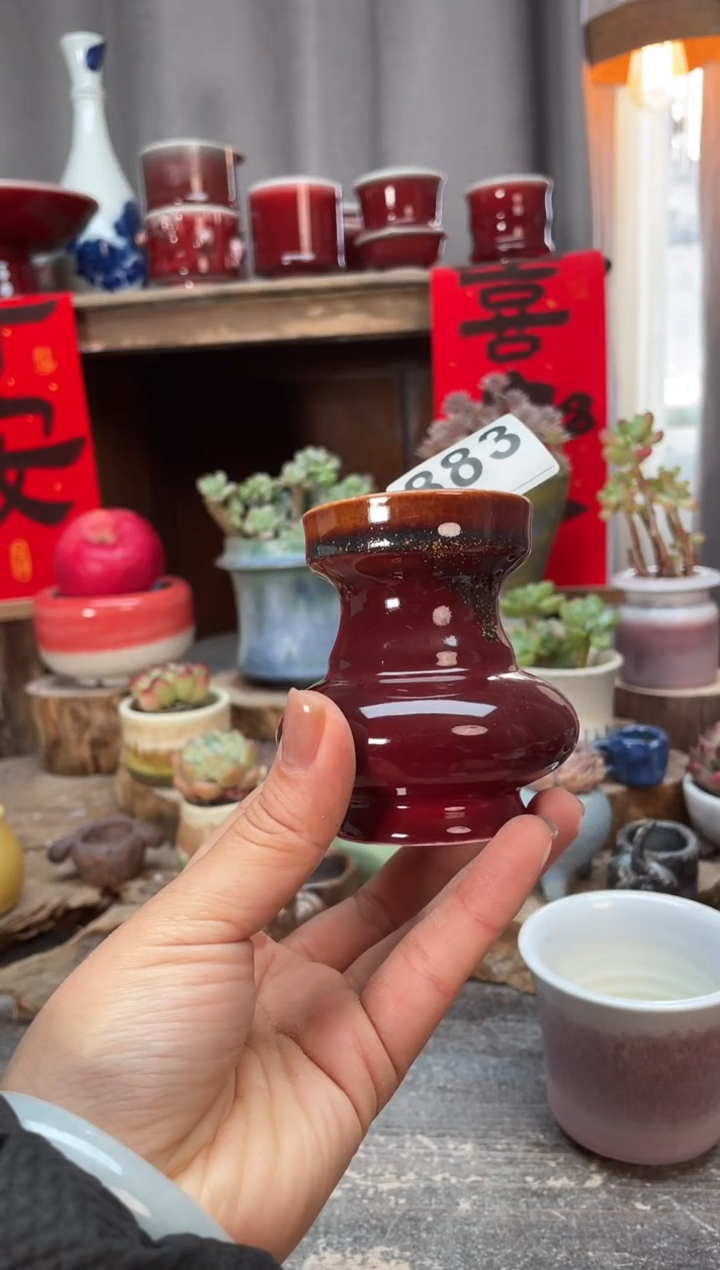 【闪购商品】摆件883知木小芳花盆