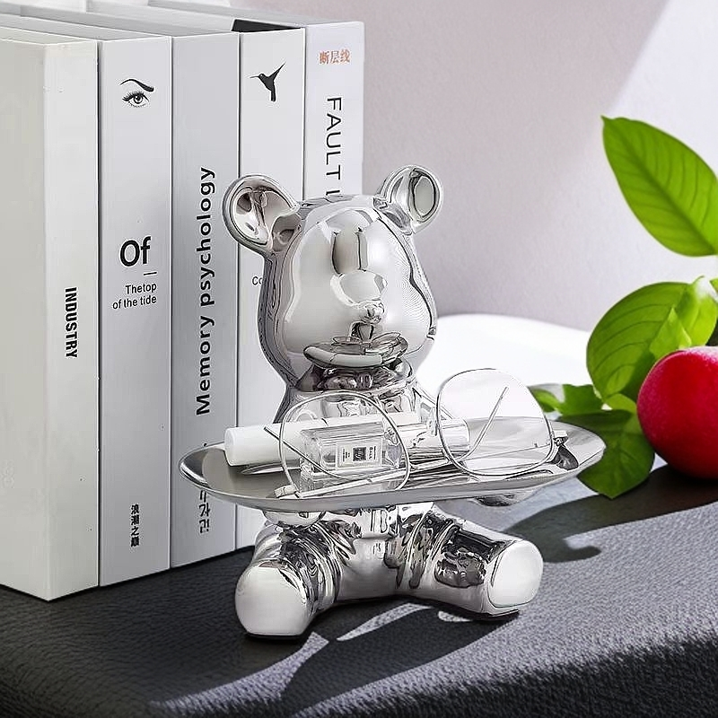 轻奢玄关钥匙收纳创意摆件高档家居饰品客厅搬家礼物乔迁新居网红