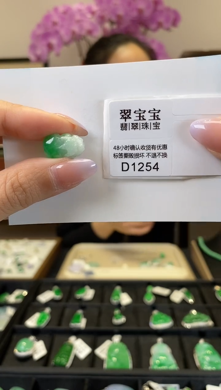 【闪购商品】翡翠未镶嵌颈饰D1254 貔貅 含运营费