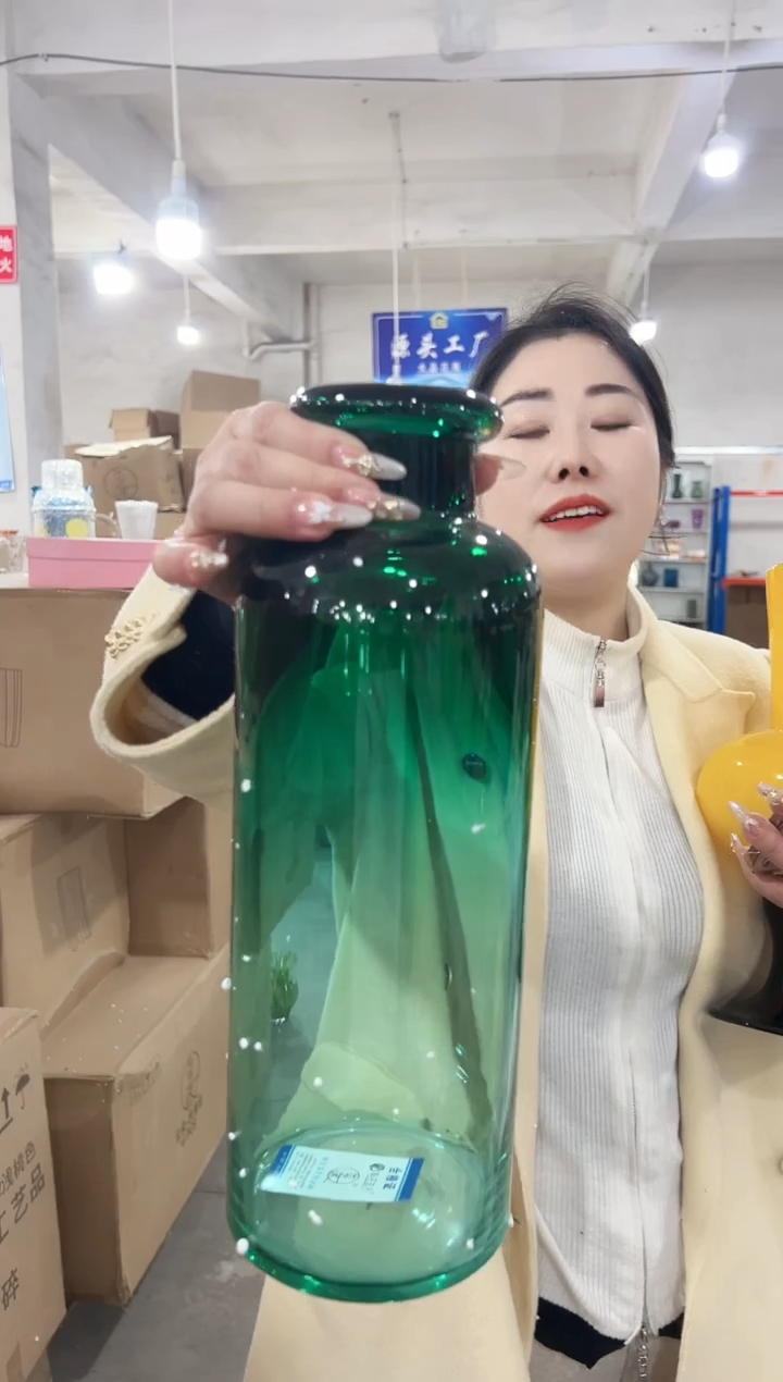 【闪购商品】玻璃花伴你花瓶微瑕-JKSJ6