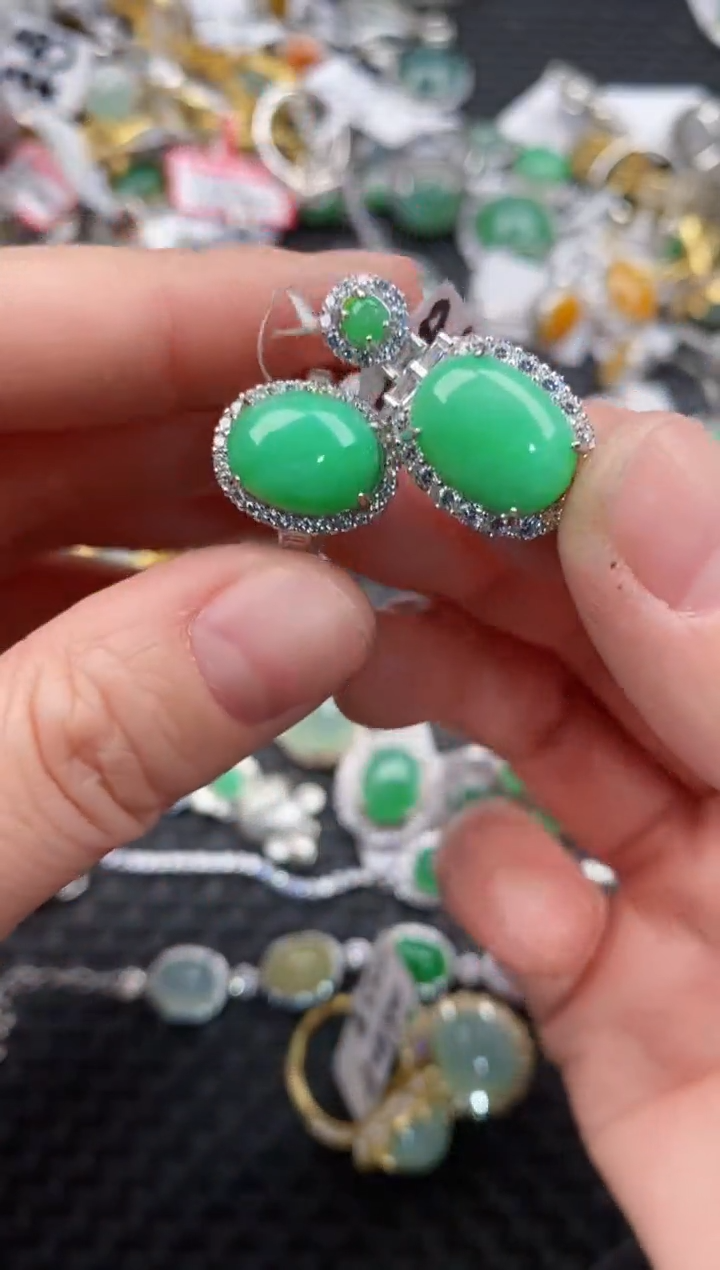 银S925镶嵌戒指翡翠11                     1