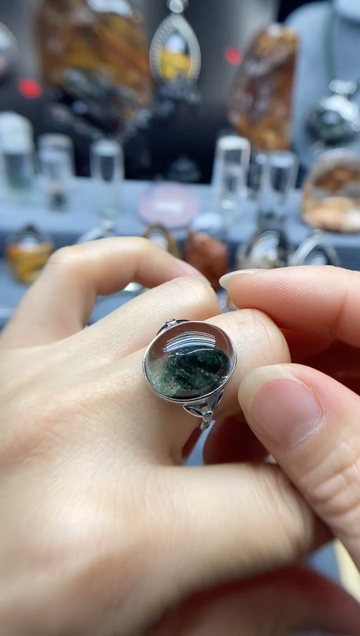 【闪购商品】水晶戒指银S925镶嵌水晶水晶