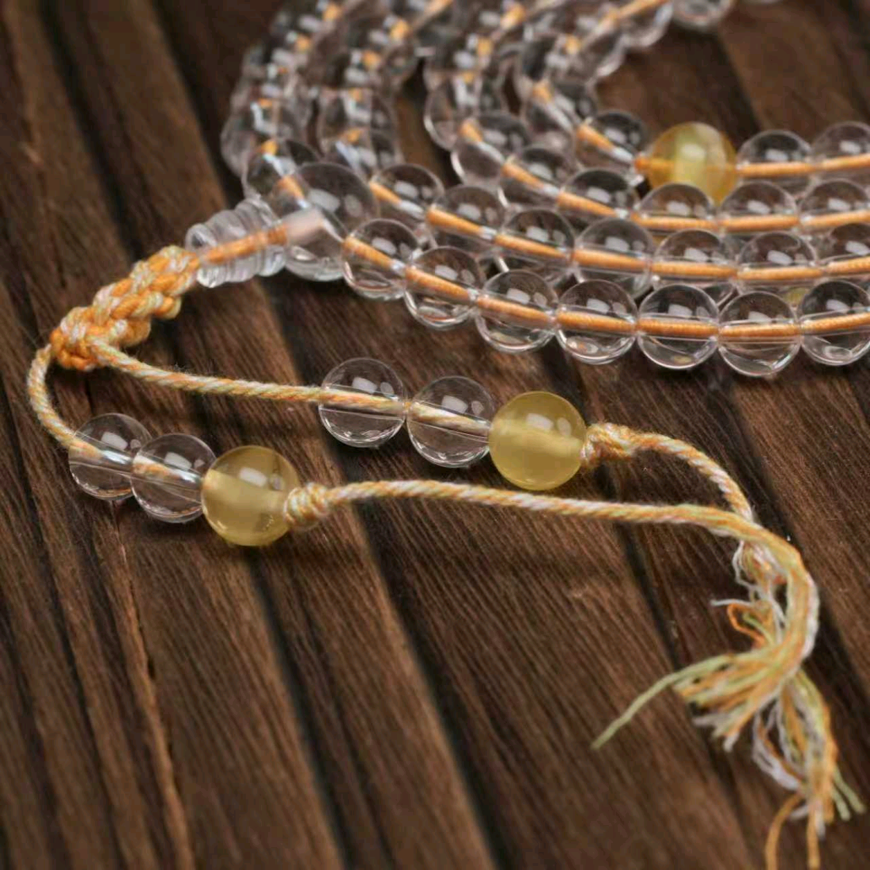 【普陀山欢喜】 水晶手串多圈108颗（发货多样性一件）ZSRY0195