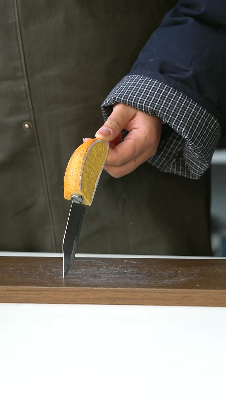 【闪购商品】陶瓷橘子水果刀@4-2@