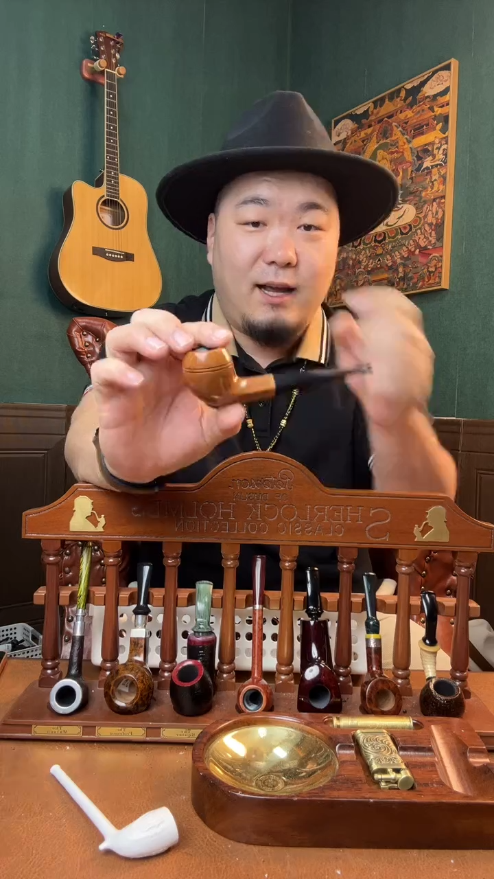 石楠木木雕款意大利进口石楠木烟斗