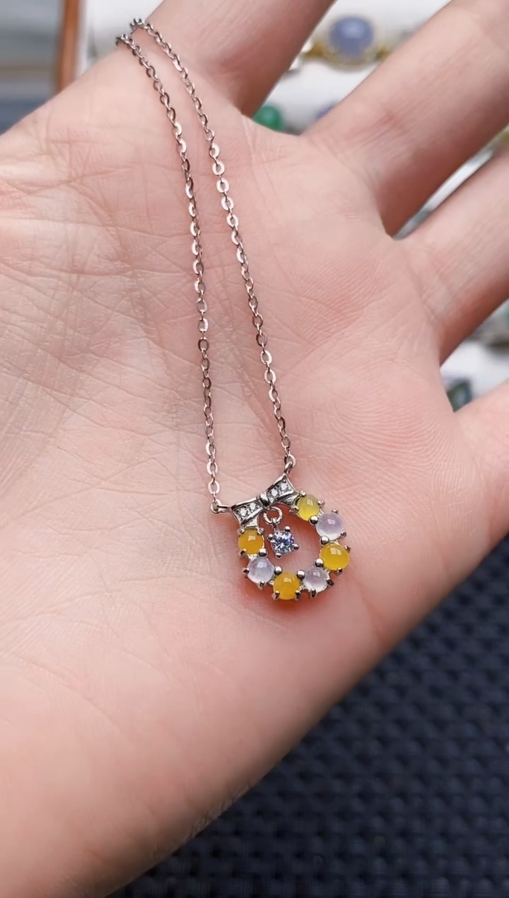 银S925镶嵌戒指翡翠1430