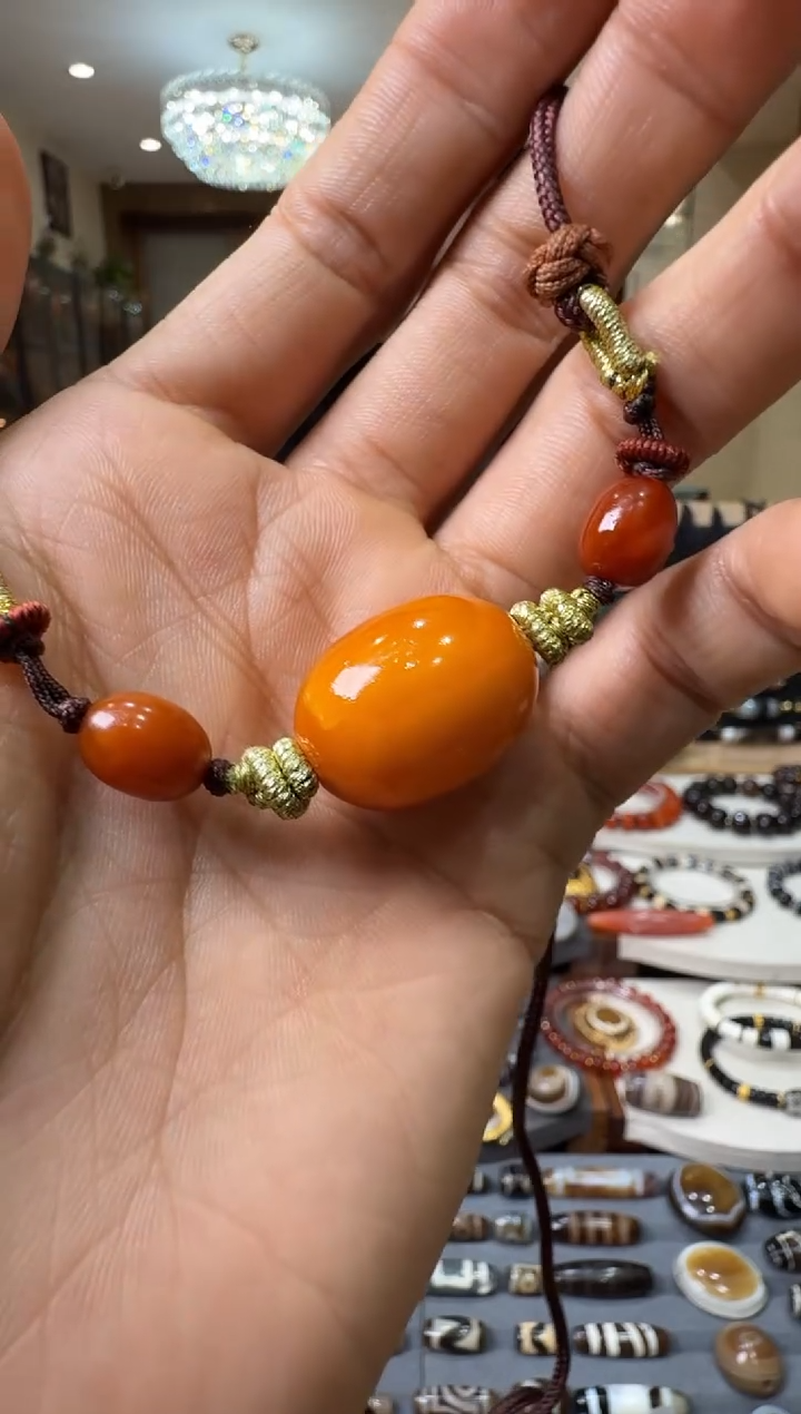 【闪购商品】蜜蜡颈饰未镶嵌蜜蜡项链