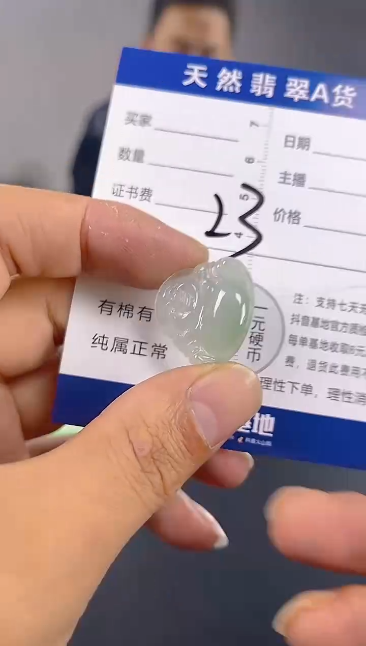 颈饰未镶嵌翡翠天然A货缅甸翡翠   