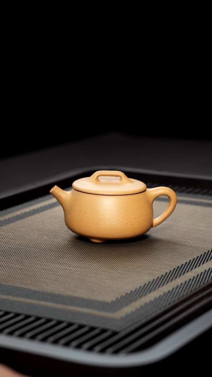 茶壶紫砂半手工段泥宽口高石瓢