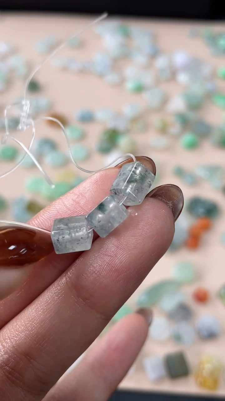 【闪购商品】定制翡翠未镶嵌方糖350