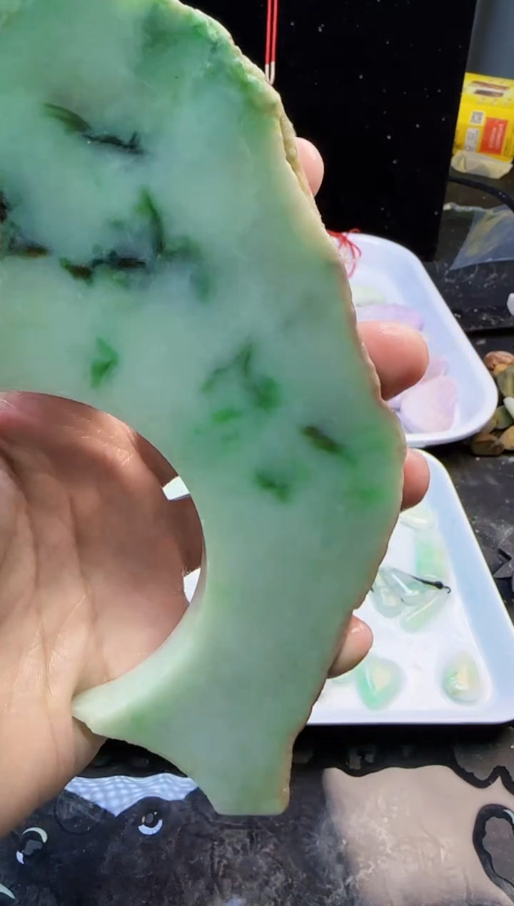 颈饰未镶嵌翡翠015天然A货翡翠