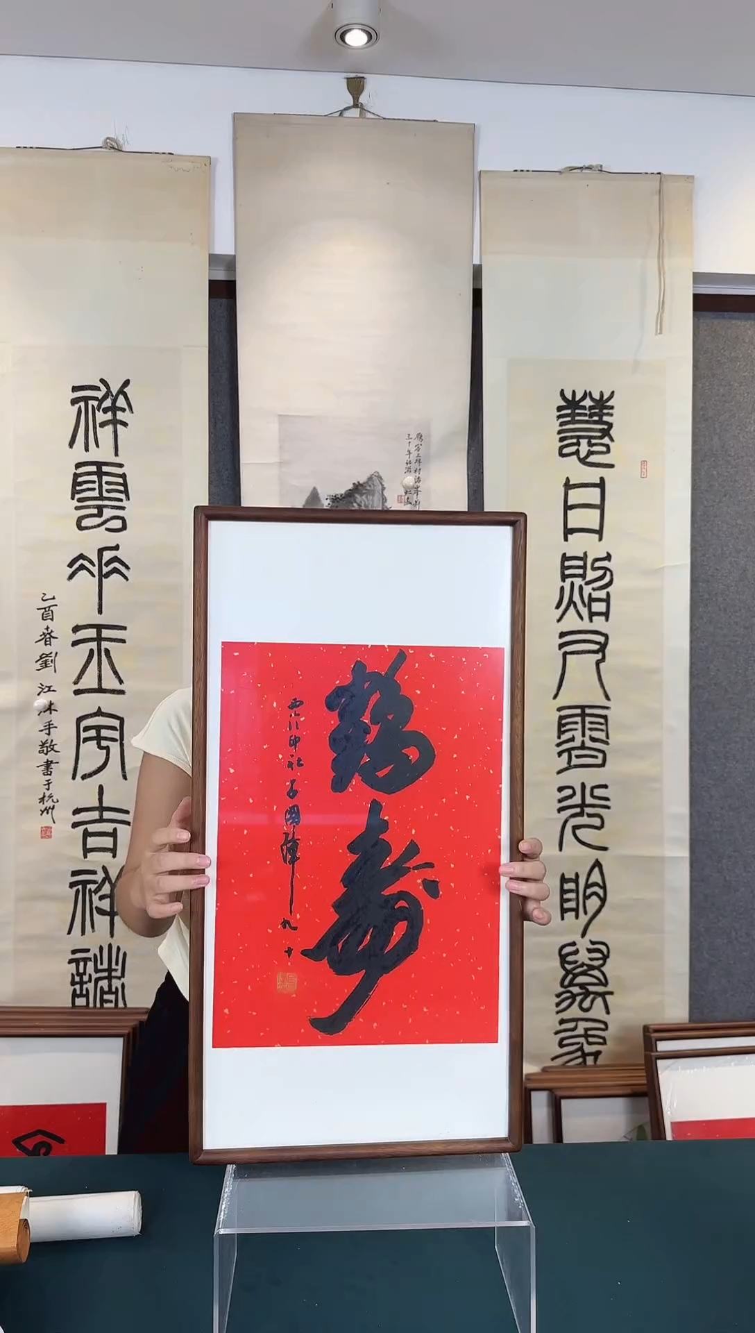 国画老师手绘作品