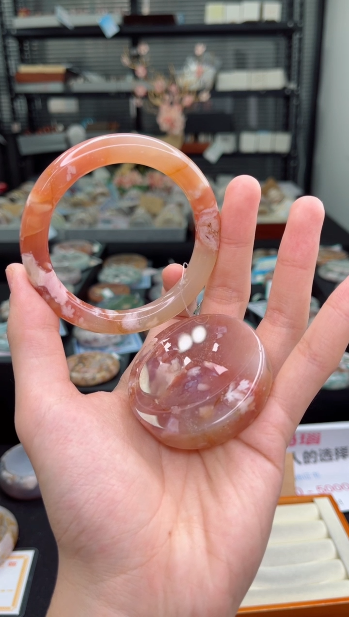 【闪购商品】石英质玉未镶嵌手镯61圈口（赠品镯心）6508052