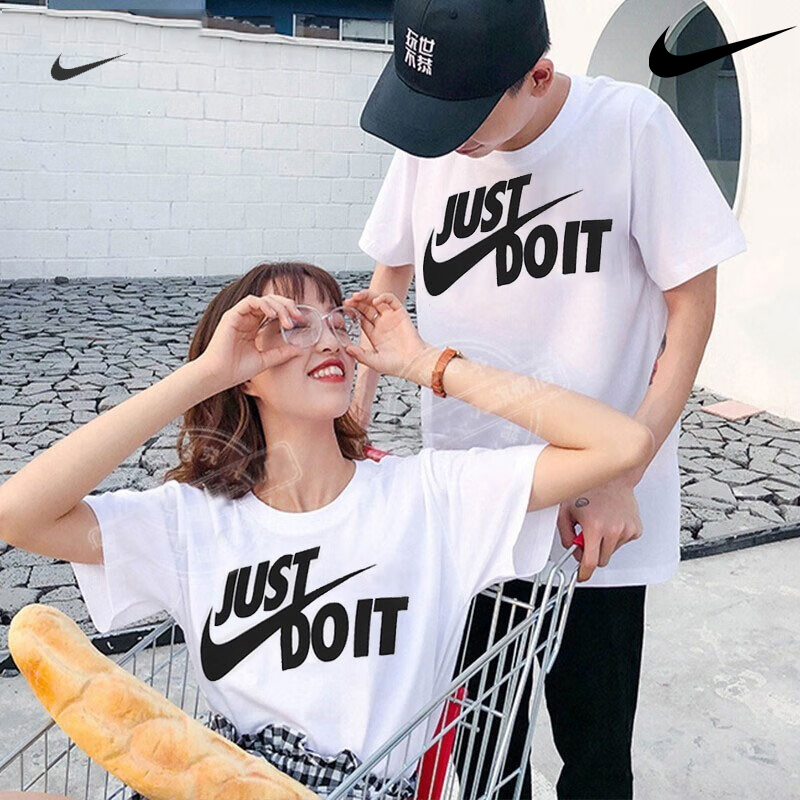 NIKE耐克纯棉短袖男女情侣2025夏季新款JUST DO IT运动T恤AR5007
